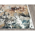 thumbnail image 6 of Abani Azure Collection Area Rug Mid Century Modern Bedroom Living Room Decor Floor Rug 6 x 9 Beige, 6 of 7