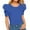 504_Dark Blue, variant on Women Short Sleeve Tunic Blouse Spring Fashion Clothing Juliet Pullover Clothes Cozy Womens Tops Purple