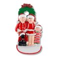 thumbnail image 4 of Ornaments by Elves Personalized Family of 3 with Black Pet Dog Christmas Tree Ornament .25lbs, 4 of 9