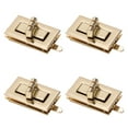 thumbnail image 4 of Lock 10 Sets/Pack Turn Lock Clasp Replacement Classic Design Rectangle Twist Lock Fasteners for Luggage Bags, 4 of 8