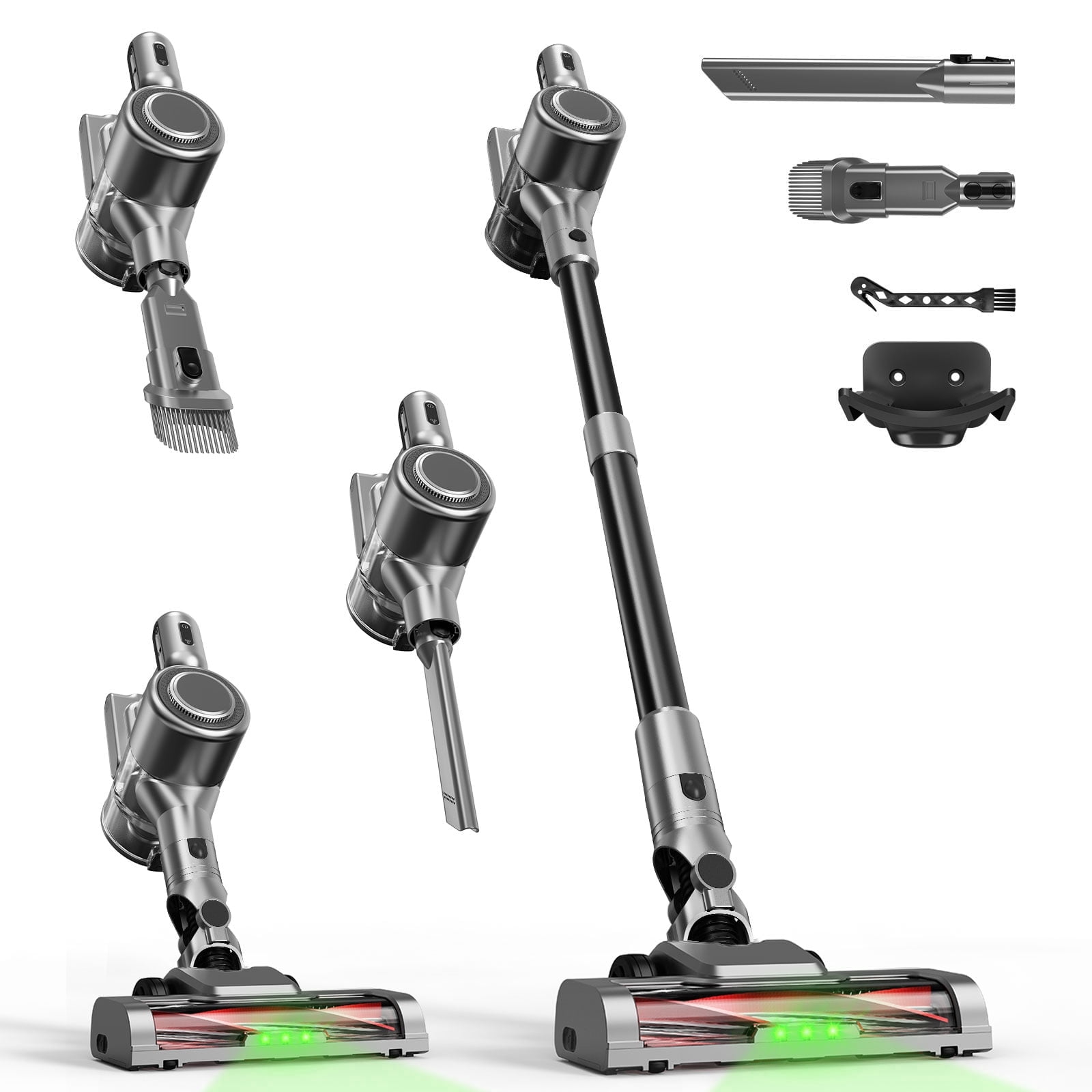 HART 20-Volt Cordless Brushless Stick Vacuum Cleaner with Wall