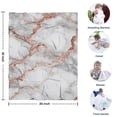 thumbnail image 4 of Gray Rose Gold Marble Pattern Blanket,Comfortable Soft Flannel Throw Blanket,All Season,Warm Lightweight Blankets for Sofa Bed Couch Living Room Chair,30"x40", 4 of 4