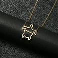 thumbnail image 5 of Name Customized Necklace Personalized Stainless Steel Name Necklace with Turtle Choker Jewelry for Wome, 5 of 5