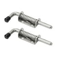 1/2pcs Spring Loaded Latches Pins Sliding Door Lock Stainless Steel