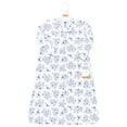 thumbnail image 2 of Hudson Baby Infant Girl Long Sleeve Cotton Jersey Sleeping Bag, Blue Toile, 0-6 Months, 2 of 2