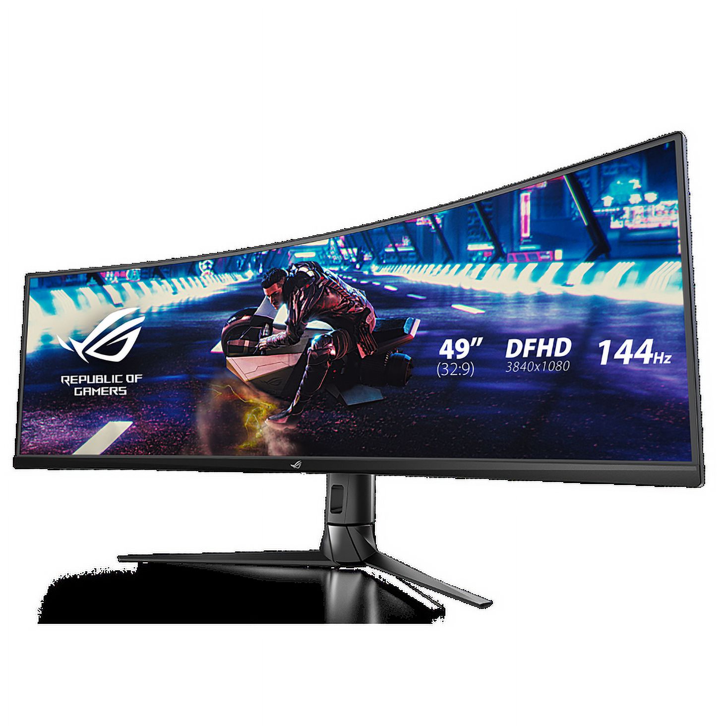 ROG Strix XG49VQ Super Ultra-Wide HDR Gaming Monitor — 49-inch 32:9 (3840 x 1080), 144Hz, FreeSync™ 2 HDR, DisplayHDR™ 400, DCI-P3: 90%, Shadow Boost - image 2 of 3