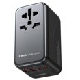 thumbnail image 1 of Adaptador de viaje MOMAX Universal Fast GaN de 100 W con 2PD USB-C+2QC USB-A, 1 of 6