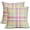 Pink Yellow Purple, variant on Blue Sage Green Spring Plaid Pillow Covers 18x18 Set of 2 Seasonal Tartan Buffalo Plaid Holiday Print Decorative Outdoor Pillowcases Farmhouse Summer Throw Cushion Case Couch Sofa Bed Decor