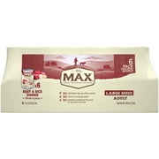 Nutro Max Large Breed Adult Beef And Rice Dinner Chunks Wet Dog Food Multipack 12.5 Oz. (Pack Of 6)