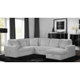 thumbnail image 2 of Grande Modern Style Sectional Sofa Made with wood in Gray, 2 of 7