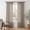 DarkFlax, variant on KoshiMe Faux Linen Light Filtering Privacy Back Tab Curtains,2-Panel Set,Noise Reducing & Thermal Insulated Breathable Window Drapes for Bedroom,Living Room, 50" W × 96" L Natural