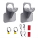 thumbnail image 1 of Juego de 2 Soportes para Tuberías de Piscina, Accesorios para Piscinas Elevadas, Accesorios para Piscinas, Mangueras para Piscinas Elevadas, Color Gris, 1 of 5