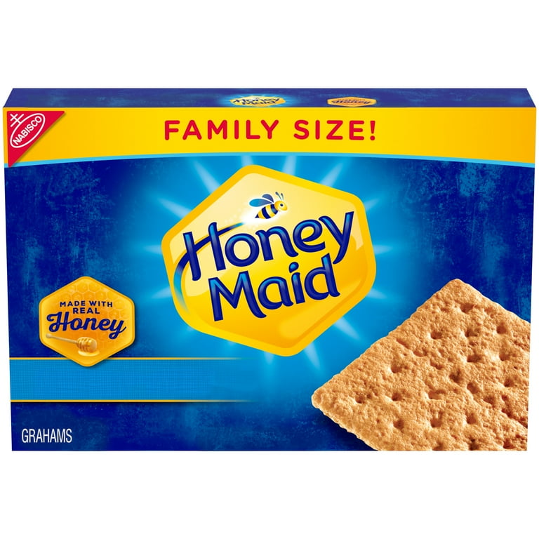 6 pack) HONEY MAID Graham Crackers, Lunch Snacks, Family Size
