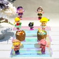 thumbnail image 2 of RICIPUSO Acrylic Iridescent Riser Display Stand - 4 Tier Perfume Stand Organizer, 9" Cupcake Stand, Display Stand for Funko Pop Figure, Iridescent Decor Dsiplay, Risers for Display, 2 of 7