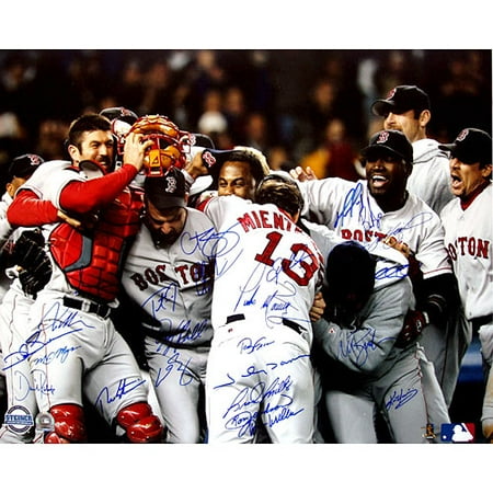 2004 Boston Red Sox Team-Signed 'ALCS Celebration' 16 x 20 Photo (Limited Edition of 86)