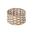 thumbnail image 2 of AOMXGD Natural Woven Storage Basket For Desk Coffee Table Snacks Cosmetics Small Items Organizer Tray, 2 of 6