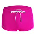 thumbnail image 5 of JoveMarine Men's Quick Dry Swim Trunks with Drawstring Low Waist Boxer Shorts for Hot Spring Beach and Swimming Solid Color Hot Pink S, 5 of 6