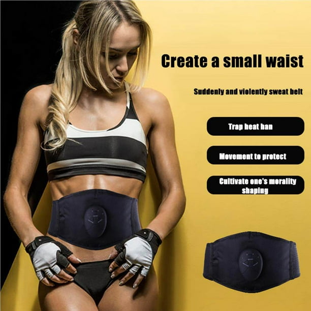 EMS Abdominal Training Belt 6 Modes Toning Waist Trainer Electric Waist Slimming Belt Walmart