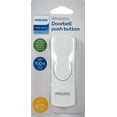 Philips Wireless Push Button Doorbell, White, DES4110R/27