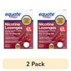 (2 pack) Equate Nicotine Lozenge, 4 mg (nicotine), Cherry Flavor, 108 Count
