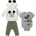 thumbnail image 1 of Set de disfraz de Mickey Mouse de Disney, 3 piezas, 24 meses, unisex, 1 of 6
