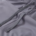 thumbnail image 4 of TANBOM Men's Fashion Polyester Five Sports Shorts Lightweight Breathable Adjustable Drawstring Grey M, 4 of 6