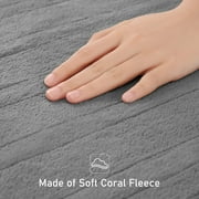 Entil Twin Size Heated Mattress Pad with 10 Heating Levels & 10 Timer Shutdown, Digital Screen Display, Coral Fleece Fabric, 39 x 75, Gray