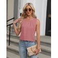 thumbnail image 3 of Womens Summer Tank Top Sleeveless Business Casual Outfits 2024 Basic Loose Dressy Work Shirt, 3 of 7
