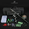 thumbnail image 4 of Telescopic Fishing Rod and Reel Combos Set Carbon Fiber Tackle Kit and Carrier Bag for Travel Sea Saltwater Fishing Tools, 4 of 9
