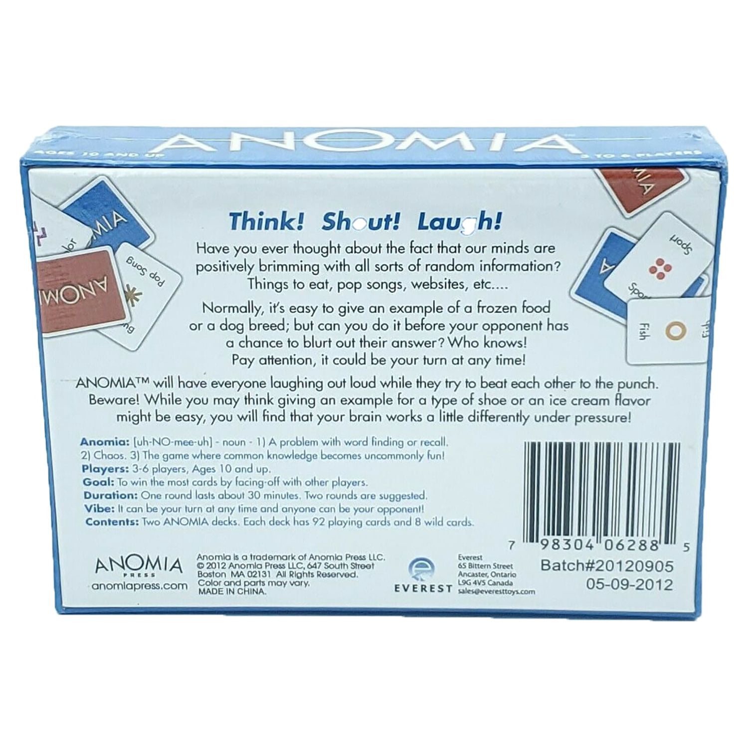 Anomia Card Game by Anomia Press