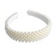 thumbnail image 1 of Diadema de perlas de gran tamaño hecha a mano con cuentas para accesorios para el cabello de adultos, diadema de perlas brillantes, artículo digno de regalo, 1 of 6
