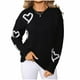 thumbnail image 2 of Suéter de cuello redondo para mujer, blusas estampadas de manga larga, jersey de cuello redondo, suéter de moda para mujer, top acrílico, 2 of 9