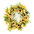 thumbnail image 1 of Adorno de ventana de puerta con letrero de corona de primavera, colgante de simulación, placa de guirnalda, decoración de pared para sala de estar, a estilo Macarena Guirnalda de guirnaldas, 1 of 7