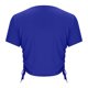 thumbnail image 4 of Tops de Trabajo de las Mujeres, Nueva Camiseta Casual de Cuello Redondo de Manga Corta con Cordón de Color Sólido para Diario Y Viajes, 4 of 9