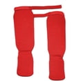 thumbnail image 3 of Espinilleras Protectores DYNWAVEMX Acolchados para Entrenamiento de Boxeo MMA Muay Thai Kickboxing Rojo M, 3 of 8