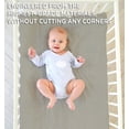 thumbnail image 3 of Bublo Baby 3 Piece 30 Thread Count Gray Cotton Fitted Bed Sheets, 3 of 5