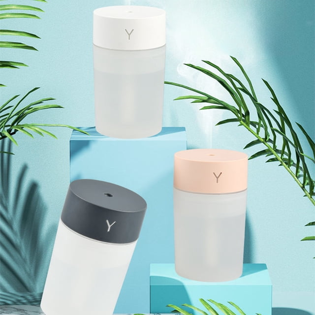 Fiudx Mini Humidificador, Funcionamiento Silencioso, Salida de Niebla Eficiente, Diseño Compacto, Perfecto para Dormitorios, Oficinas, Uso Doméstico, Opciones de Color, Fácil de Limpiar, Tamaño 11,8