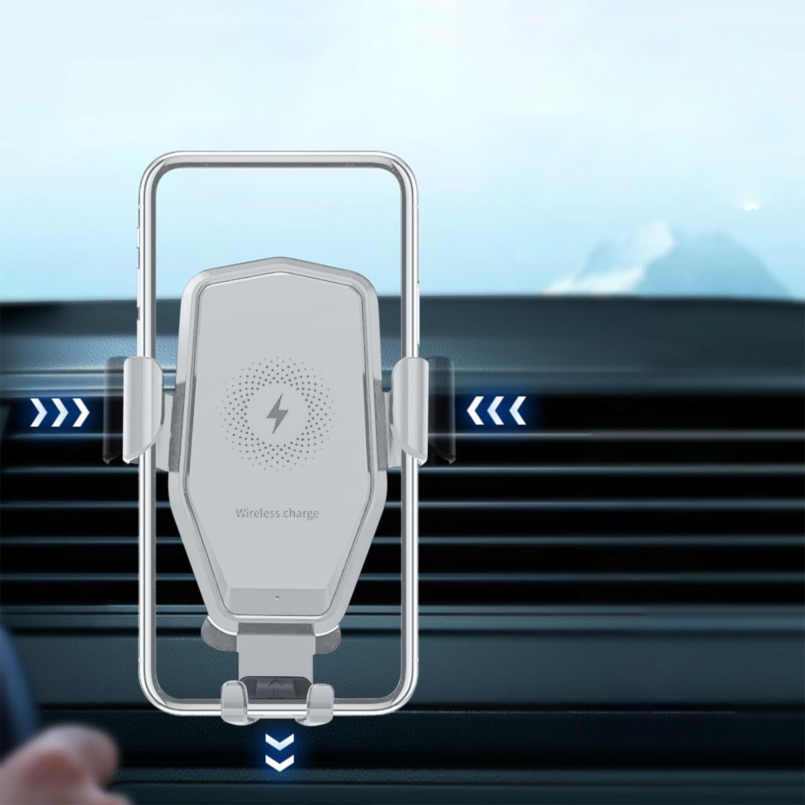 Wireless Car Charger, 5W Universal Fast Charger, Car A𝐢r V𝐞nt Wireless