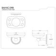 thumbnail image 2 of Kingston Brass BA916ORB Toothbrush And Tumbler Hol, 2 of 2