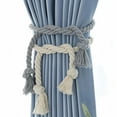 thumbnail image 3 of Cotton Rope Curtain Strap Hand Woven Rope Curtain Accessories NEW, 3 of 9