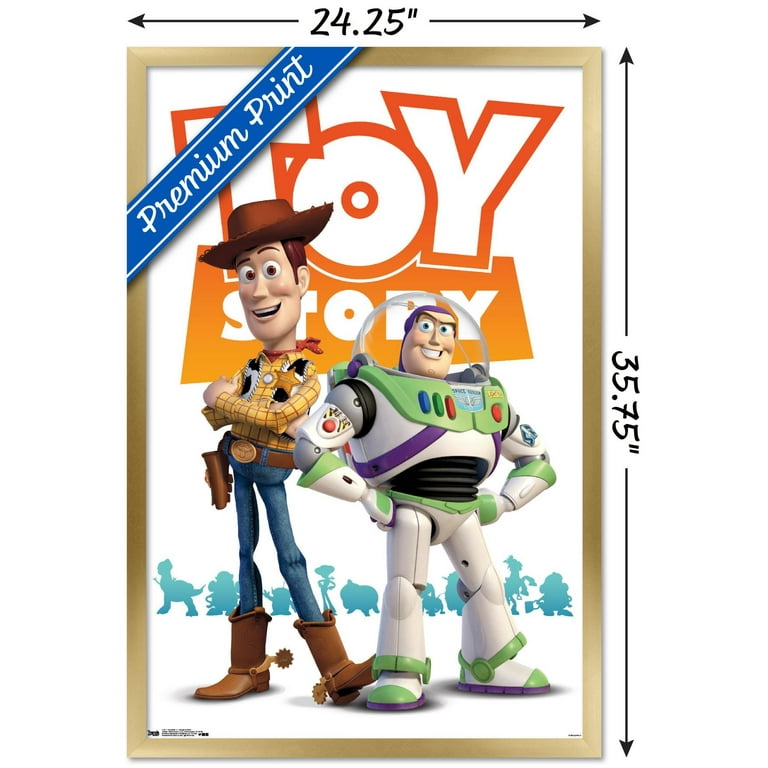 Disney Pixar Toy Story 4 - Woody And Buzz Wall Poster