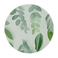 thumbnail image 4 of HAOXIT Round Eucalyptus Tablecloth Waterproof &amp; Tablecloths,Wipeable Table Cloth for Round Dining, Greenery Plant Round Leaf Aesthetic Herb 31-35, 4 of 8