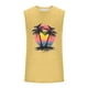 thumbnail image 4 of Camiseta sin mangas de cuello redondo para hombre, informal, a la moda, con estampado, deportiva, de poliéster, 4 of 5