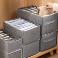 thumbnail image 4 of Siruishop Couverture de Voyage avec 9 Compartiments Gris, 4 of 5
