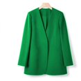 thumbnail image 6 of Pyhlmscde Women Cardigan Sweater Chunky Jacket Coat Fall Outwear Trendy Outfits, Business Casual Outfits for Women, Suit Jackets for Women, Women's Blazers & Suit Jackets Green XL, 6 of 6
