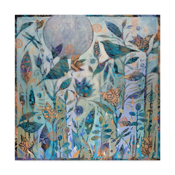 Trademark Fine Art 'Songs For The Moon' Canvas Art by Sue Davis
