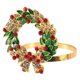 thumbnail image 4 of Set of 8 Napkin Ring Wreath Napkin Ring Holder for Xmas, Thanksgiving, Wedding, Holiday Party Table, 4 of 5