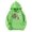 Green, variant on HCYSFG Girls 67 Number Bowknot Hoodies Long Sleeve Sweatshirt Kangaroo Pocket Fall Winter Daily Casual School Loose Pullover Top