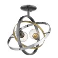 thumbnail image 1 of Semi-Flush Atomique en Acier Brossé, 1 of 2