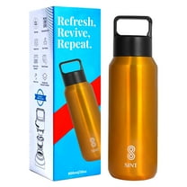 SINT Sports Water Bottle,Insulated,Leak Proof, Stainless Steel 20 Oz 600 ml